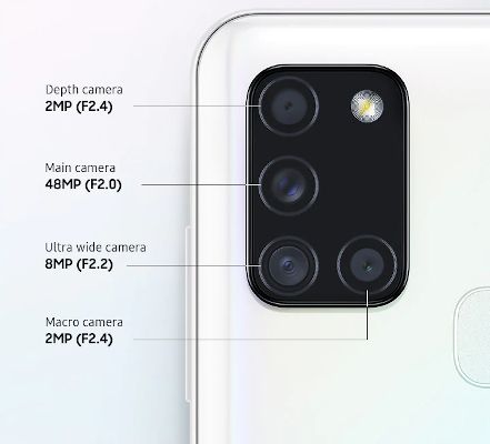 samsung galaxy a21s Camera