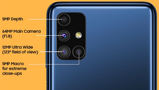 disadvantages samsung galaxy m51 camera