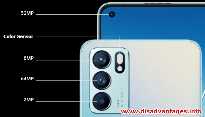 disadvantages oppo reno6 5g camera