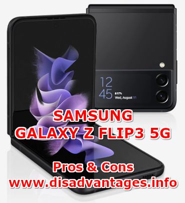 disadvantages samsung galaxy z flip3