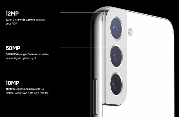 disadvantages samsung galaxy s22 camera