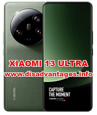 disadvantages XIAOMI 13 ULTRA