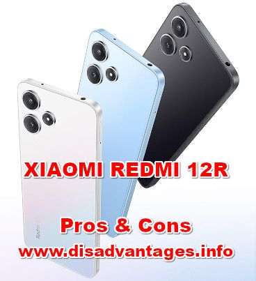 disadvantages XIAOMI REDMI 12R