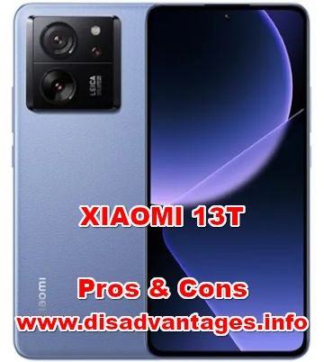 disadvantages XIAOMI 13T